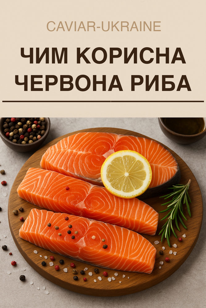 Чим корисна червона риба: Повний гід від Caviar-Ukraine Чим корисна червона риба?